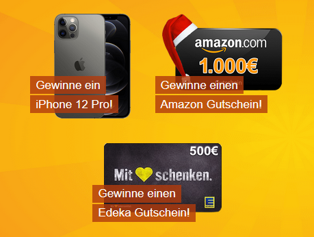 Beim Glücksrad Gewinnspiel Gutscheine gewinnen