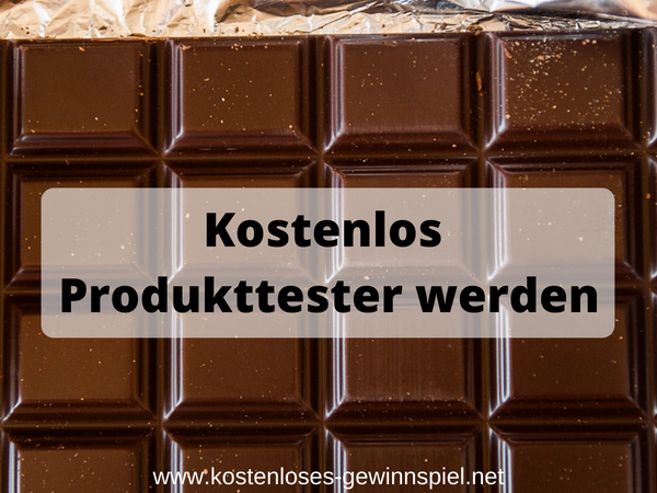 Produkttester werden kostenlos