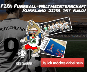 WM Tickets Russland 2018 gewinnen