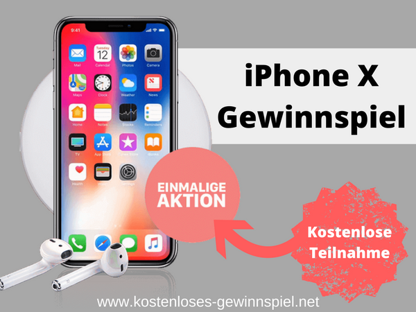 iPhone X gewinnen